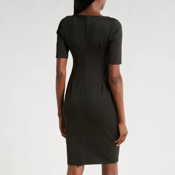 A Pea In The Pod Textured Black Maternity Dress size M - Picture 5 of 15